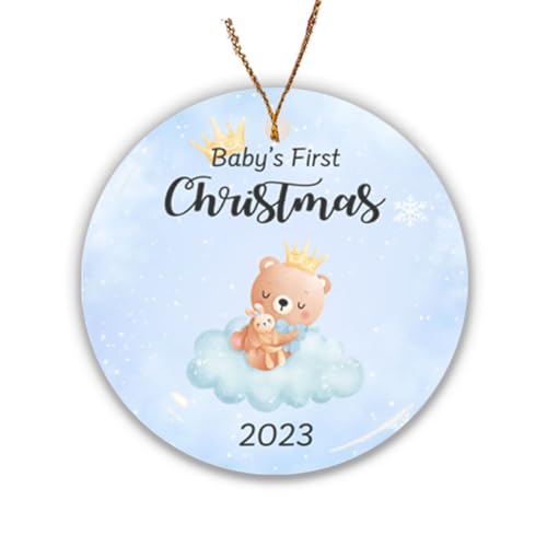 Tubbie Basic Baby First Christmas Ornament 2023