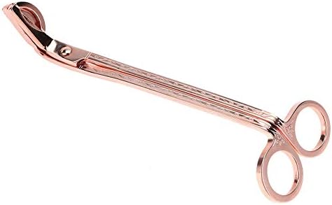 Hztyyier Rose Gold Stainless Steel Candle Wick Trimmer