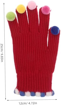 WRITWAA Warm Winter Knit Gloves for Boys Girls