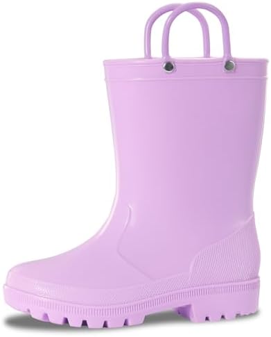 Toddler Rain Boots with Easy-On Handles for Kids 1