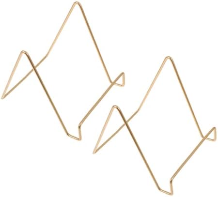 ARTIBETTER 4sets Metal Ornament Holder Display Easel