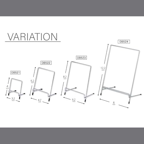 Asmix Asuka DB523 Silver Display Easel Stand for Plates Books Photos