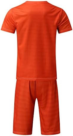Wuitopue Mens 2 Piece Summer Tracksuit Set