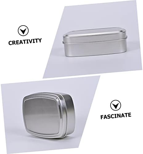 DOITOOL 12 Pcs Aluminum Travel Soap Candle Jar Set