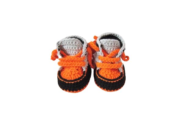 Handmade Crochet Baby Shoes for Newborns