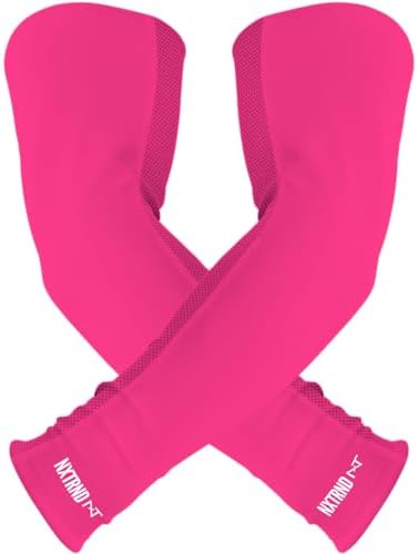 Nxtrnd Air-TEK Arm Sleeves for Men Breathable Compression Football Sleeves Pair