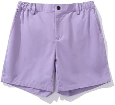 Xiaojmake Mens 5 Inch Inseam Cotton Work Dress Shorts