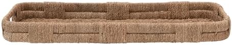 Creative Co-Op Hand-Woven Bankuan Decorative Tray Natural