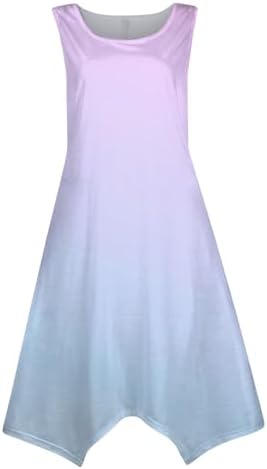 2024 Trendy Womens Flower Print Midi Sundress