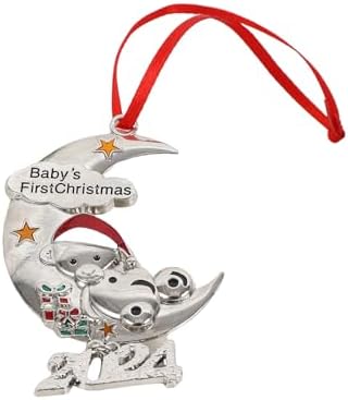 DLOULP Baby First Christmas Tree Pendant