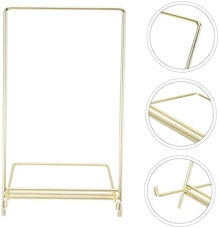 Elegant Recipe Book Holder Picture Frame Stand Sturdy Steel