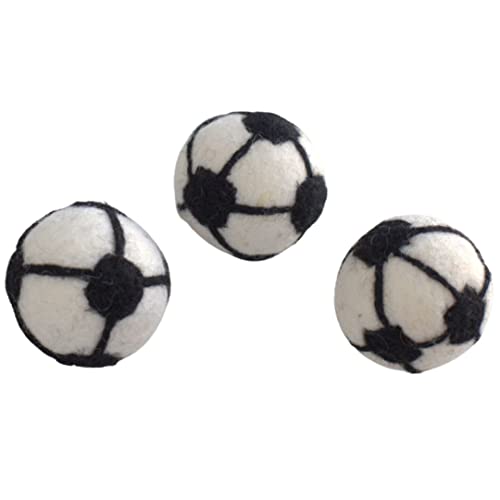 Matthew Mae Soccer Ball Felted Wool Set of 3 or 5