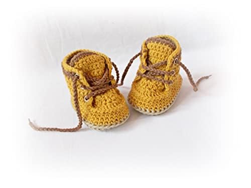 Handmade Crochet Baby Shoes for Newborns 0-3 Months 1