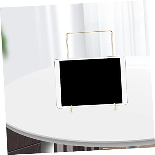 Amosfun Metallic Cookbook Holder Display Stand for Books Plates Artwork