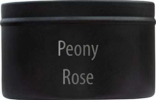 Personalized 8 oz Soy Candle in Black Metal Tin 1