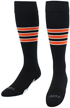 TCK Elite Performance Baseball Socks - 3 Stripe Dugout Softball Socks
