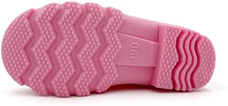 Amoji Kids Rain Shoes Easy On Rubber Boots