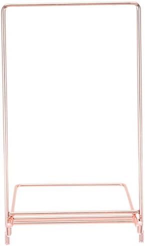 Veemoon Iron Recipe Holder Stand - Modern Stainless Steel Easel Display
