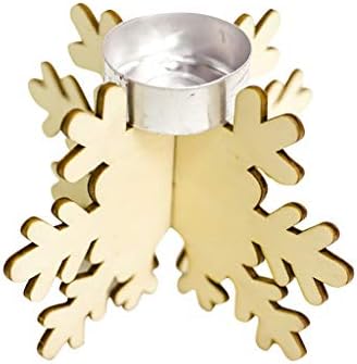 Exquisite Snowflake Candlestick Holder for Home and Party Decor
