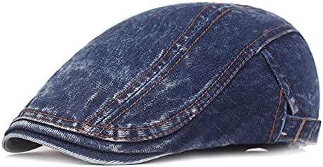 Quanhaigou Mens Tartan Newsboy Driving Cap
