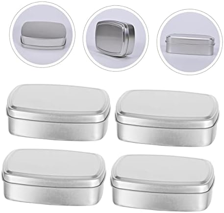 DOITOOL 12 Pcs Aluminum Travel Soap Candle Jar Set