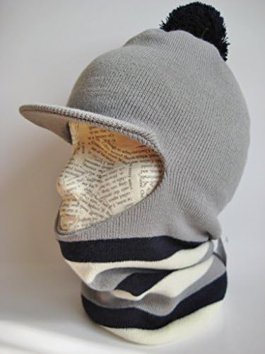 Frost Balaclava Winter Boys Hat Ski Mask Narrow Stripes Knit