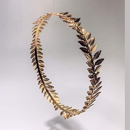 EAWIN Caesar Circlet Gold Leaf Headband for Costume 1
