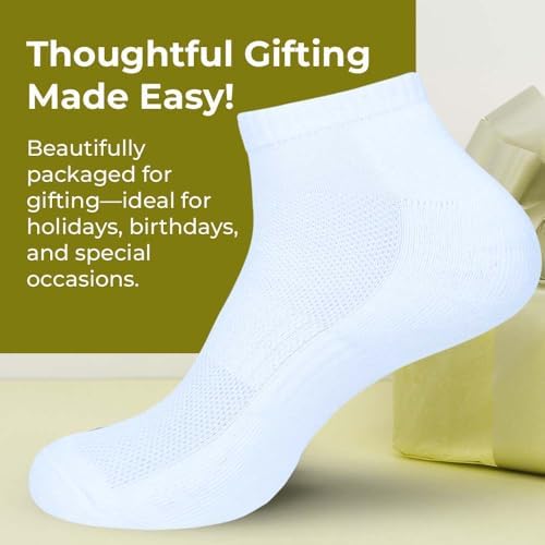 Stylesindia 4 Pack Ankle Socks for Women - Breathable Athletic