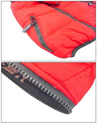 Happy Cherry Kids Winter Hooded Vest Padded Camouflage Reversible Waistcoat