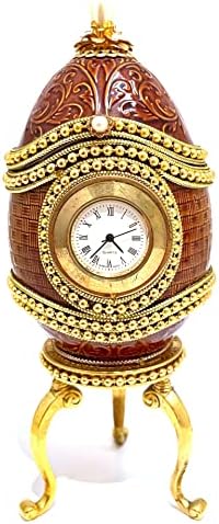 Faberge Style Decorative Trinket Box Egg
