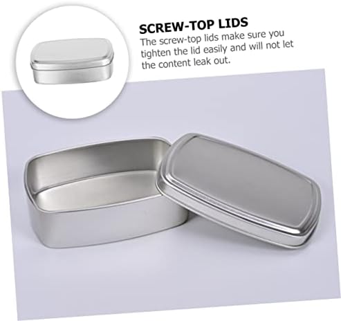 DOITOOL 12 Pcs Aluminum Travel Soap Candle Jar Set