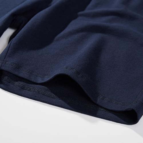 Zeiyignr Mens 5 Inch Cotton Gym Workout Running Shorts with Pockets