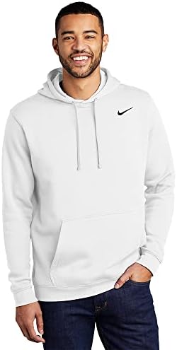 Nike Mens Pullover Club Hoodie with Drawstring