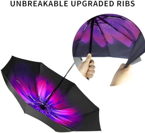 LLanxiry Compact Travel Umbrella Windproof Waterproof
