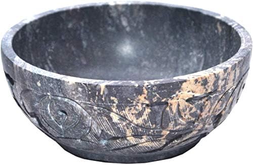 KC KULLICRAFT Marble Soapstone Smudge Bowl