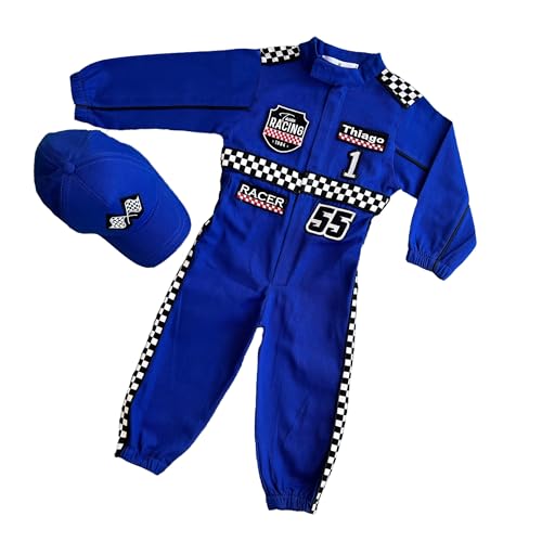 Handmade Race Car Driver Costume for Toddlers - 12-18 Months