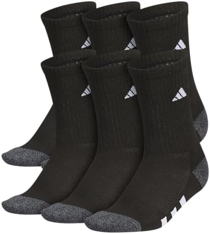 Adidas Youth Athletic Cushioned 6-Pack Crew Socks