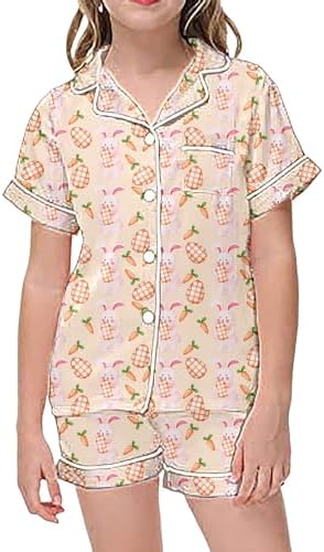 2 Piece Kids Pajamas Set Graphic Print for Boys and Girls