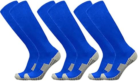 Thaplay Baseball Socks 3 Pairs for Kids Youths Adults 4-20 Years