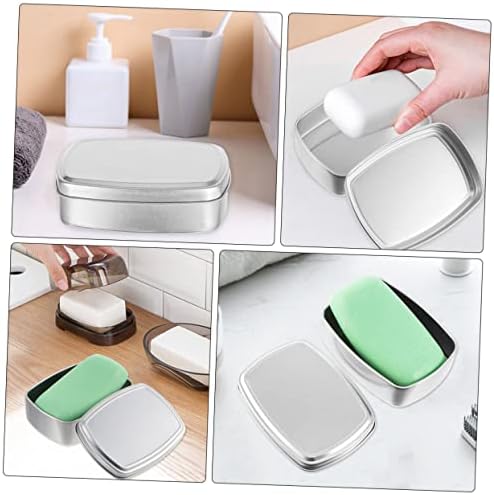 DOITOOL 12 Pcs Aluminum Travel Soap Candle Jar Set