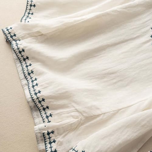 Linen Shirts for Women 2025 Trendy Oversized Button Down Blouse