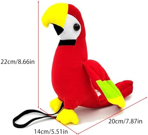 Funny Halloween Pirate Parrot Shoulder Prop - 1 Piece