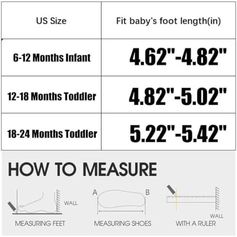 Newsonet Baby Walker Shoes for Boys Girls 6-24 Months 1