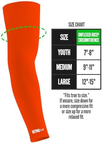 Nxtrnd Air-TEK Arm Sleeves for Men - Pair Breathable Compression Arm Sleeves