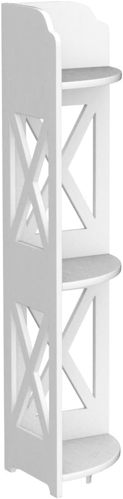 TuoxinEM Waterproof Corner Shelf for Bathroom Storage White