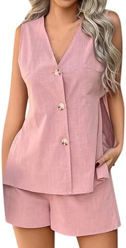 TTBDWiian Women 2 Piece Summer Outfit Set 1