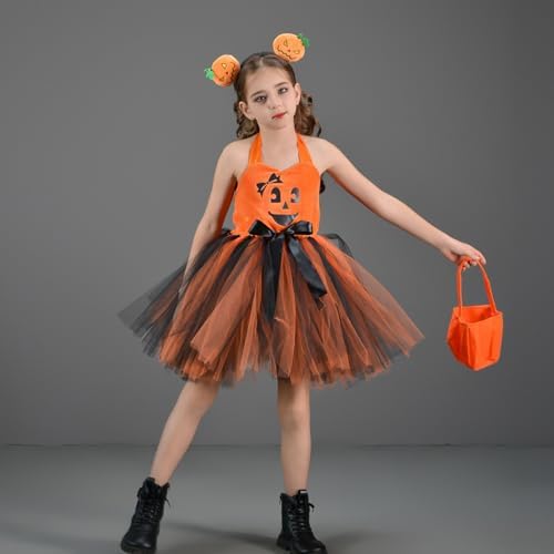 FYMNSI Kids Halloween Pumpkin Costume 3PCS