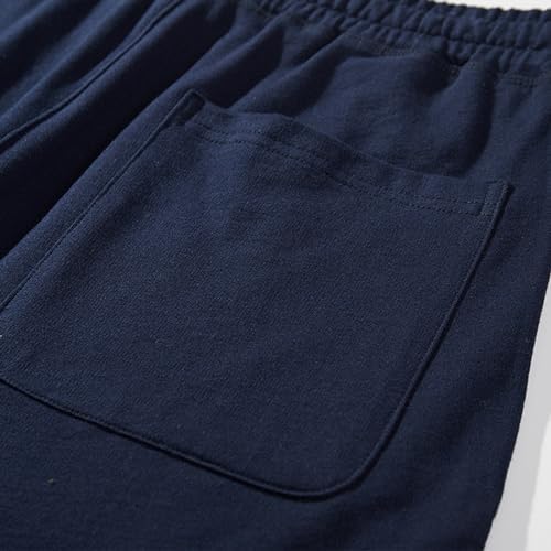 Zeiyignr Mens 5 Inch Cotton Gym Workout Running Shorts with Pockets