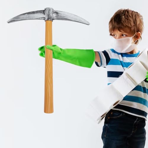 3pcs Brown Foam Shovel Costume Props Fake Tool Halloween Accessories
