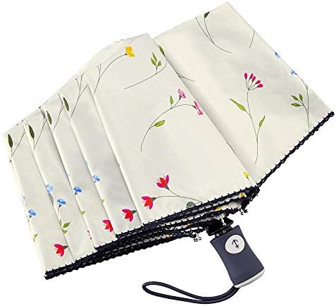 DBA Auto Open Close Folding Travel Umbrella with UV Protection 1